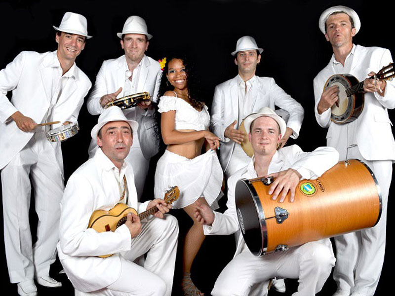 Groupe de samba musique brésilienne