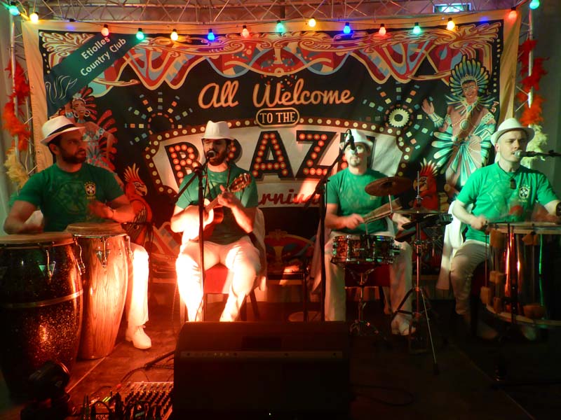 Groupe de samba musique brésilienne