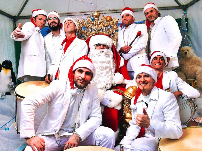 Batucada marché de Noël