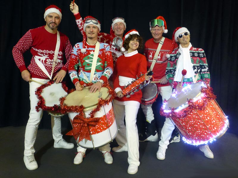 Batucada marché de Noël
